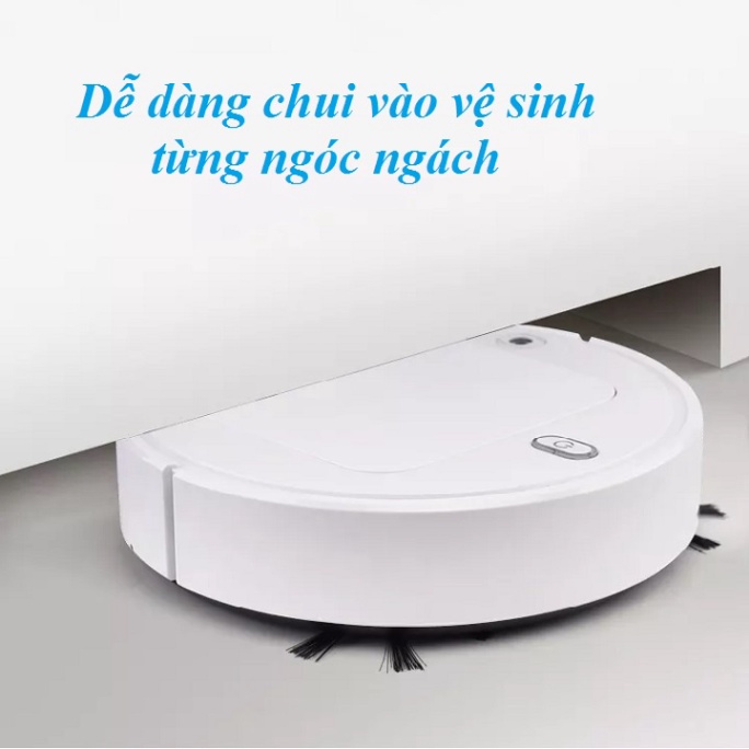 Robot hút bụi, lau nhà nâng cấp IS-25A, chế độ phun sương, Robot hút bụi không dây thông mình sử dụng tia UV