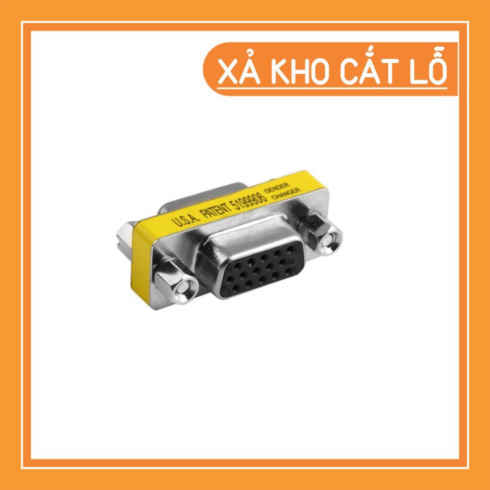 Đầu nối VGA (Xả Kho) Đầu nối vga-vga, 2 đầu âm. hàng chuẩn chất lượng giá cực tốt - Home Computer