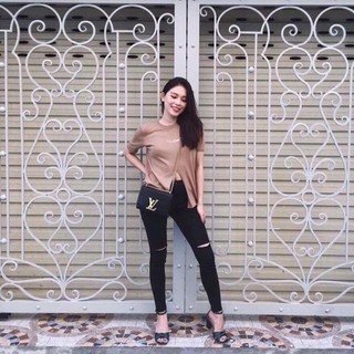 Quần skiny rách siêu cá tính  siêu hot