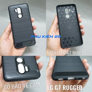 [LG G7/ G7 thinq] Ốp lưng silicon chống sốc,chống va đập cao cấp RUGGED
