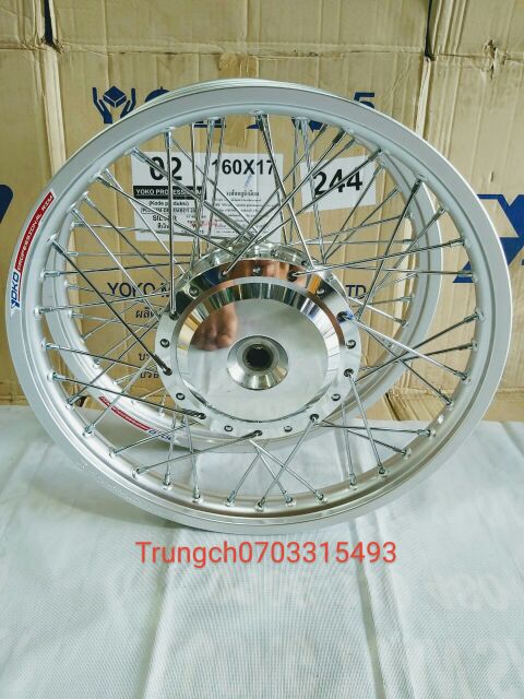 Cặp Bánh Căm VAIRIO,AB, VISION ,CLICH ,NO4 niền Yoko thái 1.4 1.6