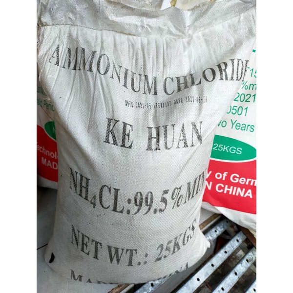 1bao muối lạnh NH4CL 25kg