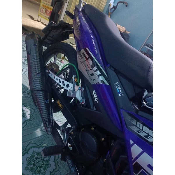 Pat treo Pô Zin Exciter pat treo pô nhôm cnc 6li mẫu mã lai được ưa chuộng