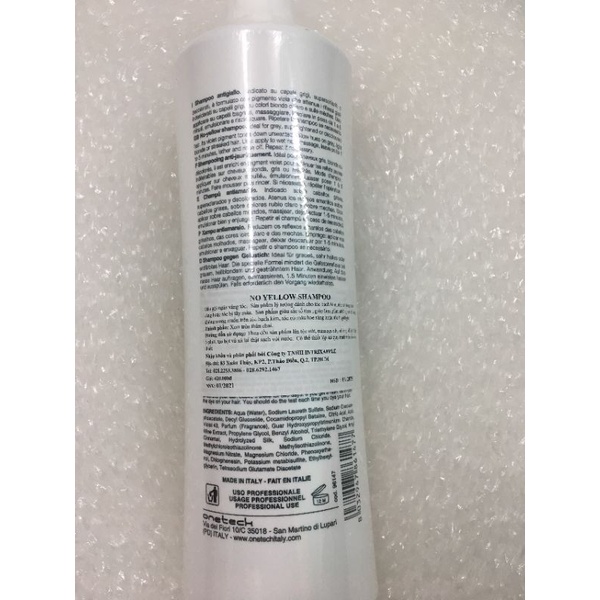 DẦU GỘI TÍM GIỮ MÀU THỜI TRANG KHỬ VÀNG FANOLA 1000ML