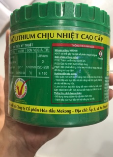 Mỡ bò chịu nhiệt LitOl3 400g-BÔI TRƠN CHỊU ĐƯỢC NHIỆT ĐỘ- CHÍNH HÃNG