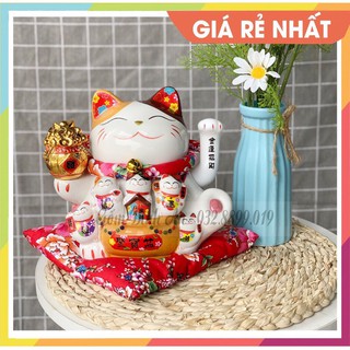 (SIÊU XINH - MẪU 18 CM ĐẸP) Mèo thần tài vẫy tay Thiên Kim Vạn Lượng đẹp giá rẻ nhất thị trường