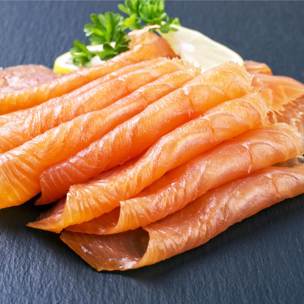 Cá Hồi Hun Khói GoldFish Nhập Khẩu Na Uy Đông Lạnh Gói 200g
