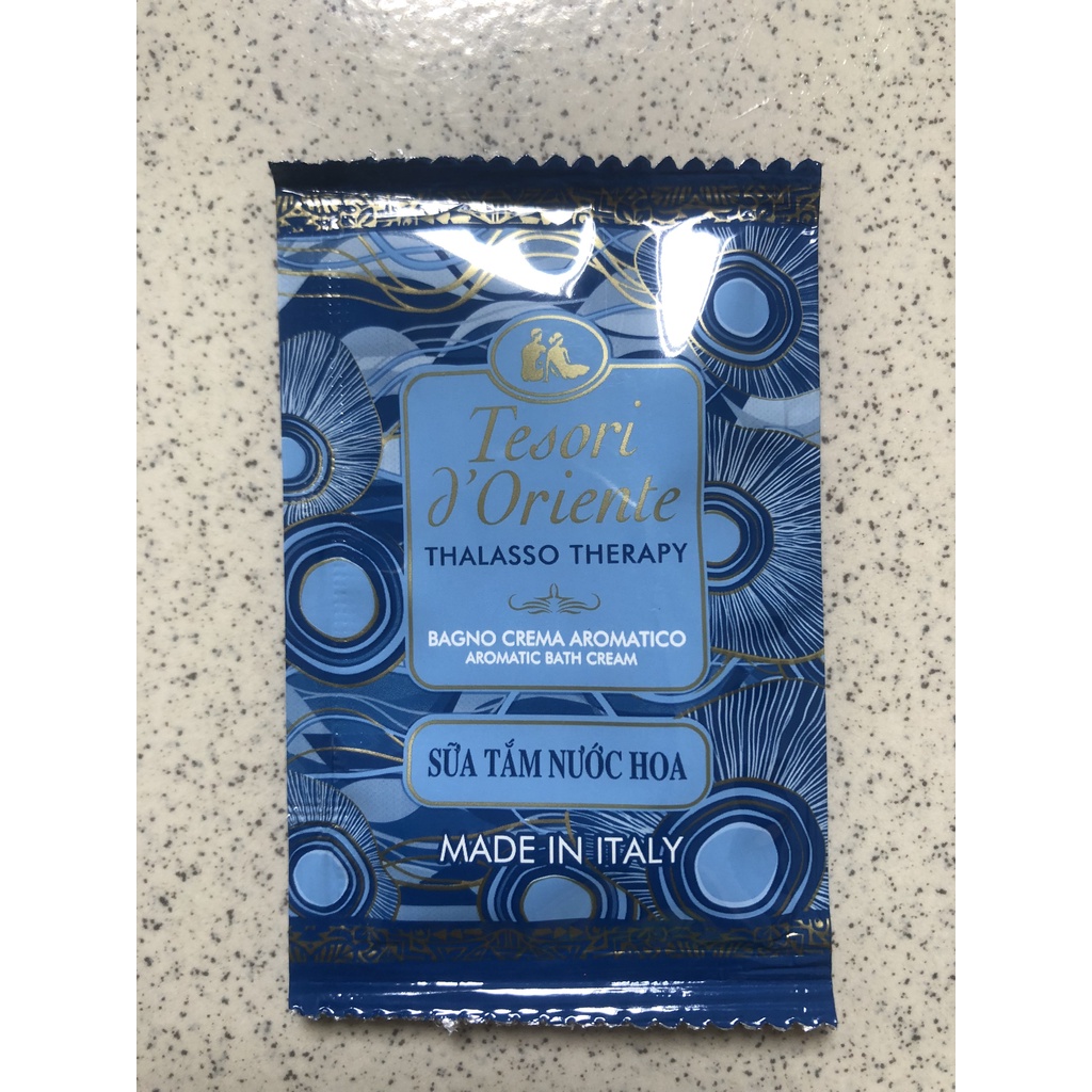 Gói Sữa Tắm Tesori d’Oriente 9ml, Sữa Tắm Gói Du Lịch Tesori
