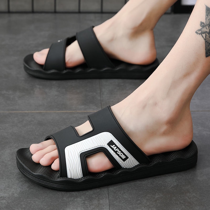 Oeggeo shop Dép Xỏ Ngón Đế Phẳng Xu Hướng Mùa Hè Thường Ngày Cho Nam
