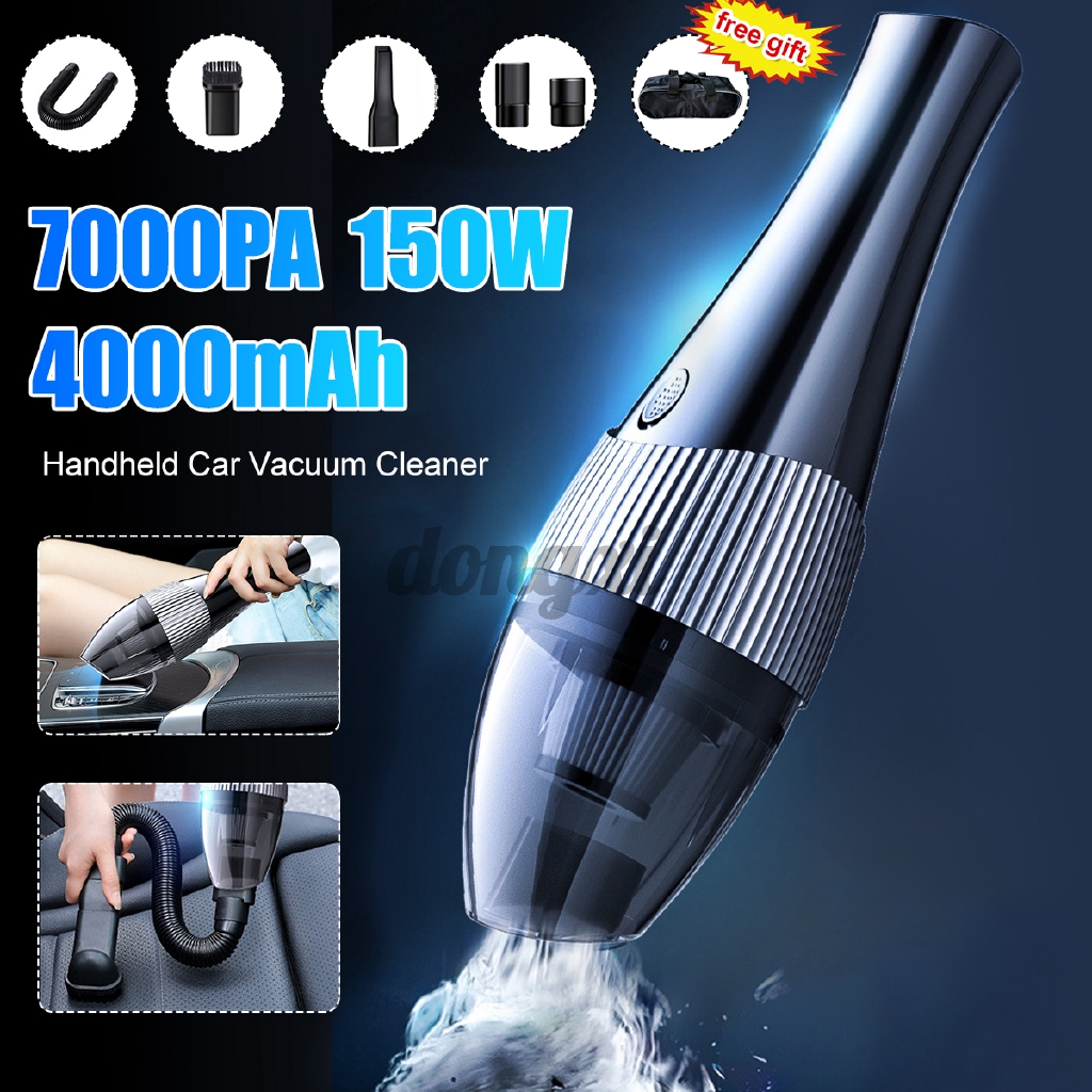 Máy hút bụi mini cầm tay không dây 150W cho xe hơi / nhà | BigBuy360 - bigbuy360.vn
