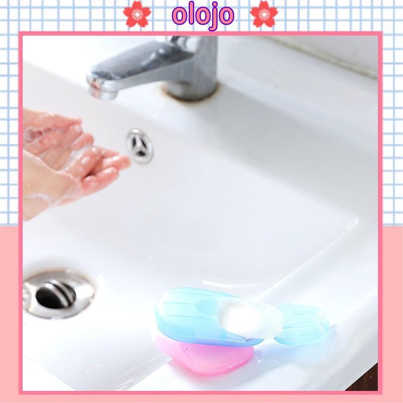 ⚜️Hộp 20 tấm xà phòng giấy dùng một lần tiện lợi dành cho đi du lịch