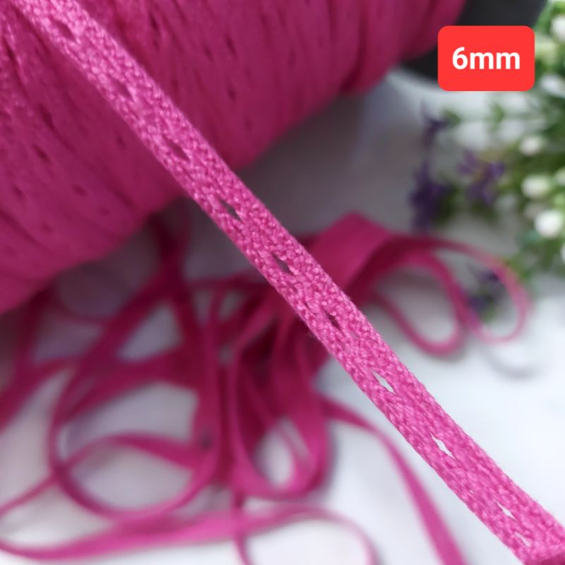 Ren chỉ cotton trang trí , phụ kiện may vá, size 6mm đến 1cm