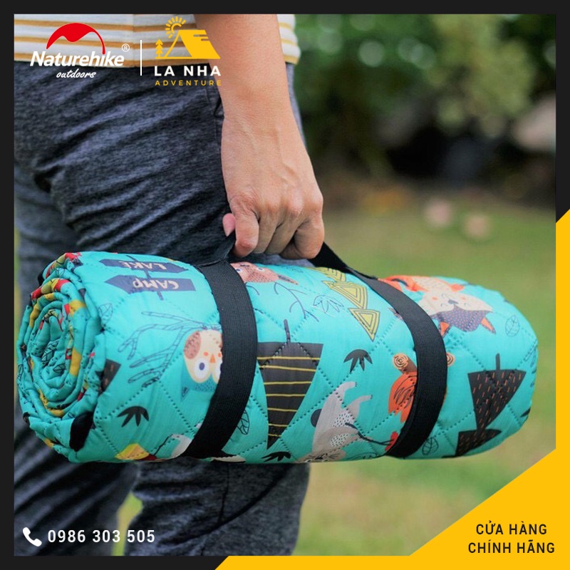 Thảm Dã Ngoại Chống Thấm 180*200cm Naturehike Chính hãng Là Nhà - NH19D024-Z - mang đi du lịch, pinic