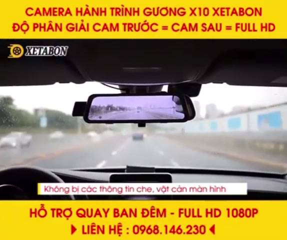 Camera hành trình ô tô X10 XETABON Full HD 1080p quay đêm rõ nét, có cảnh báo va chạm phía trước bảo hành 12 tháng | BigBuy360 - bigbuy360.vn