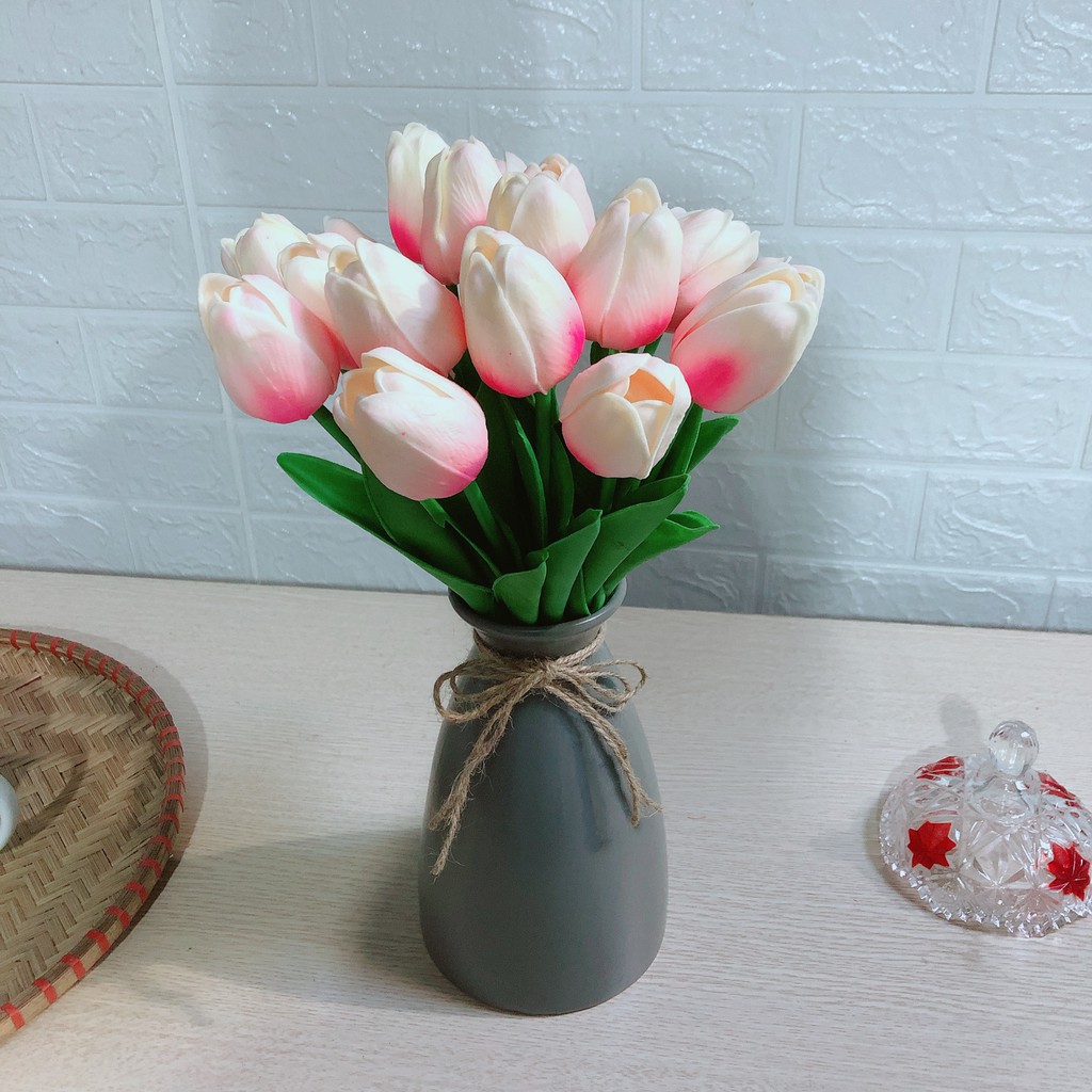 Bình Sứ Cắm Hoa Hình Tròn sang trọng bằng sứ trắng cao cấp gốm sứ Bát Tràng  - Hoa để bàn, trang trí nội thất | Shopee Việt Nam