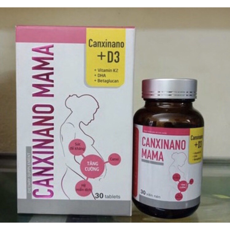 Viên Uống Canxi nano mama Bổ Sung Canxi Giúp Mẹ Khỏe Con Khỏe
