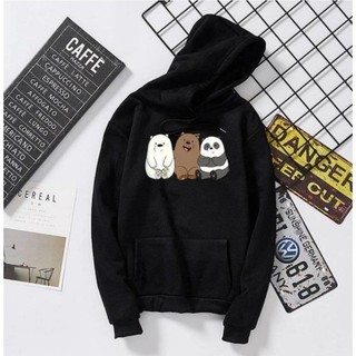 🔥siêu rẻ🔥 áo hoodie in hình we bare bears kute siêu ngầu