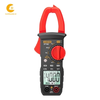 Đồng hồ vạn năng kỹ thuật số ANENG ST182 dạng kẹp đo dòng điện điện áp DC/ AC và các phụ kiện