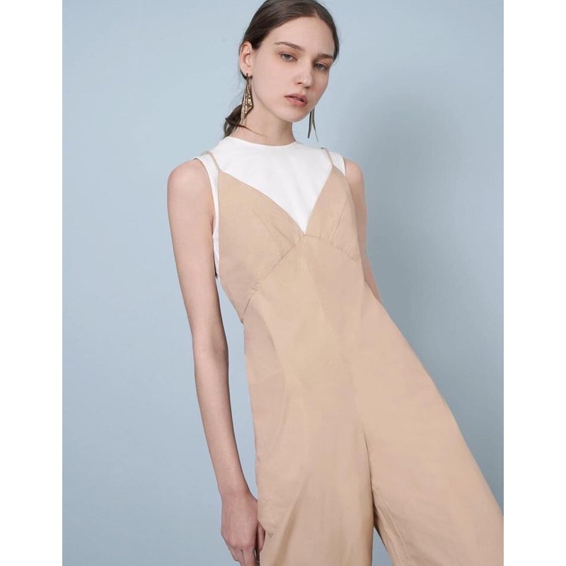 Jumpsuit E.lborn Kaki Giấy