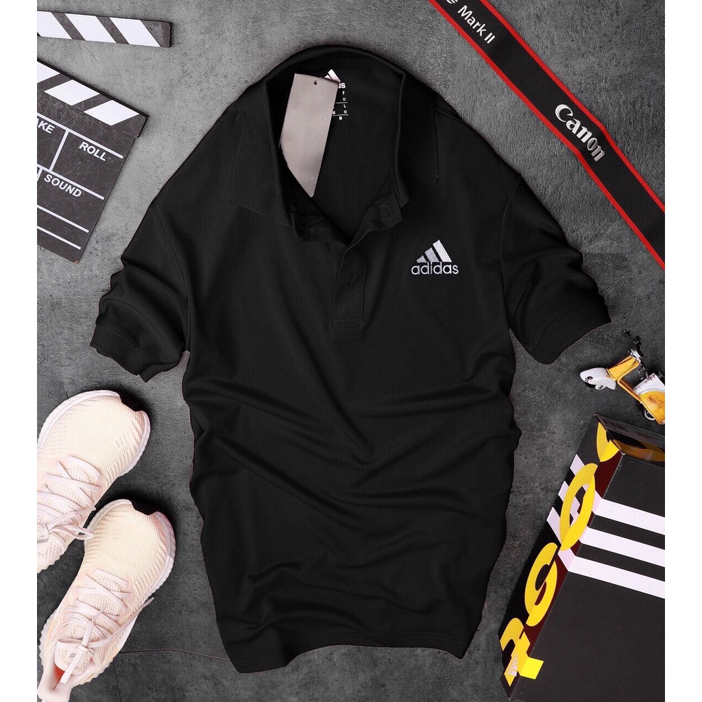 Áo POLO Nam cao cấp thiết kế cổ bẻ có LOGO ADIIDASS giá sĩ size M đến 4XL AD01