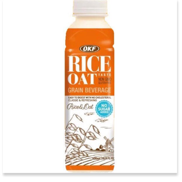 [Ko Đường] Sữa Gạo Yến Mạch OKF Rice Oat 500ml - Sữa Gạo Hàn Quốc