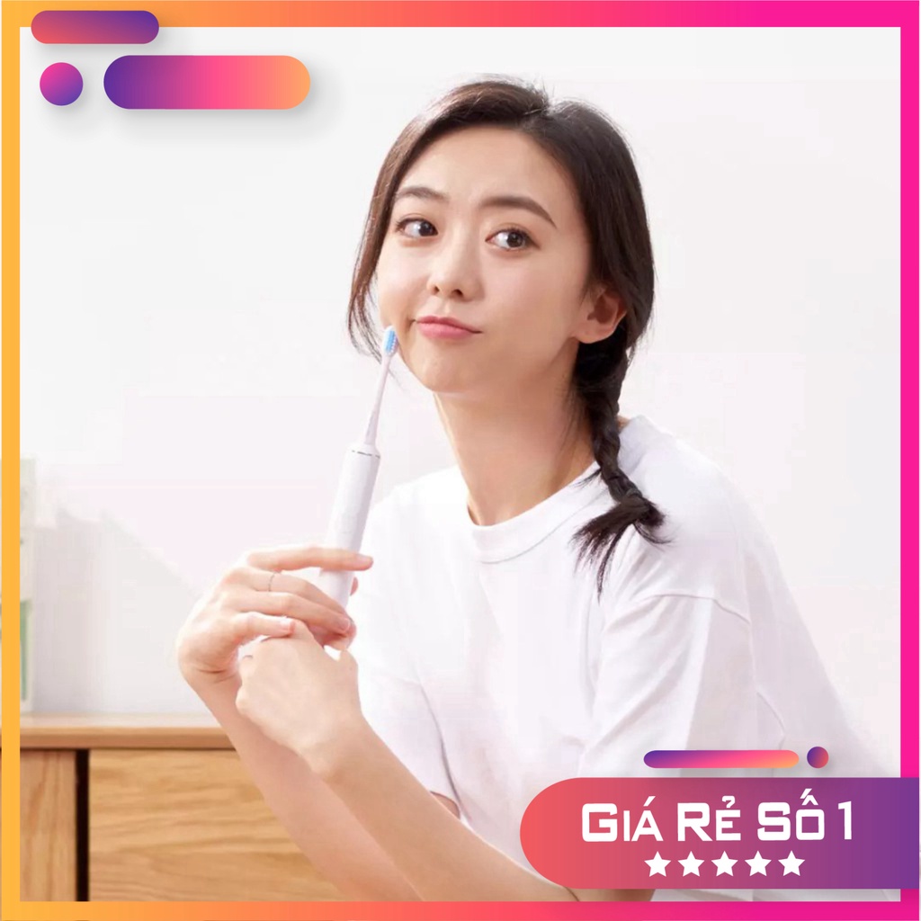 SIÊU ƯU ĐÃI Bàn Chải Điện Xiaomi Youpin Showsee D1 Đánh Răng Siêu Âm 32.000rpm Pin sạc, chống nước đi kèm 2 đầu chải- Mi