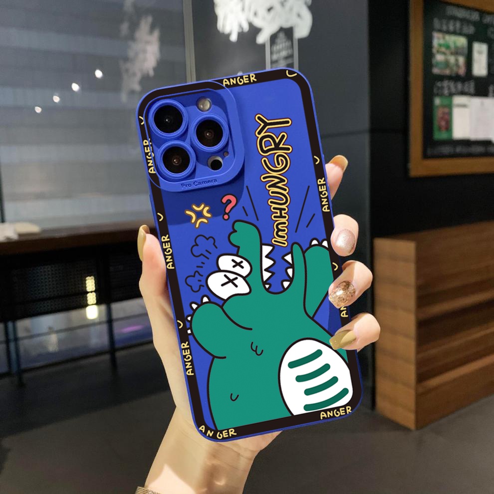 Ốp Điện Thoại Viền Vuông In Hoạt Hình Quái Vật Cho Xiaomi Redmi Note 11 Pro 5G 11S 10 Pro 4G 10S Redmi 10C 9C A1