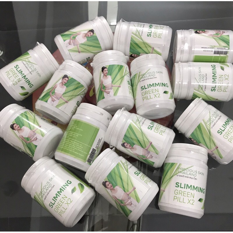 Thảo Mộc Giảm Cân Slimming Green Pill X2