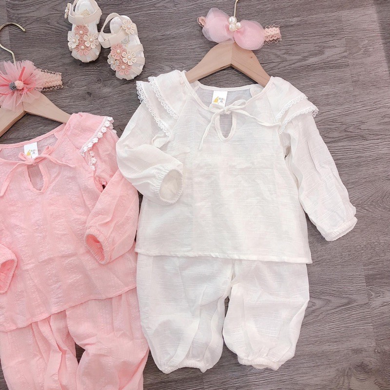 [TRANMAY3 GIẢM 10k ĐƠN 50k] Bela vnxk-Bộ ngủ đũi cotton cho bé-Bộ mặc nhà size từ 10-33kg