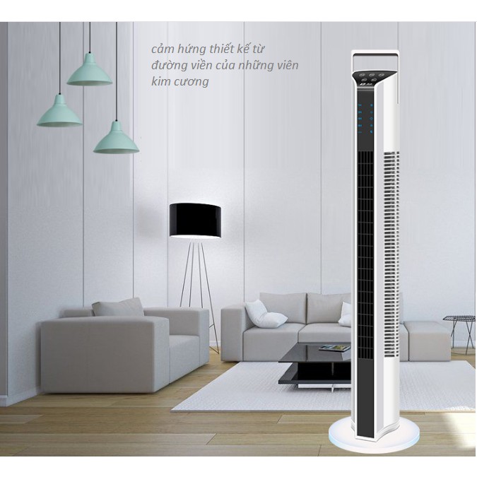 QUẠT THÁP ĐIỀU HÒA DÙNG ĐIỀU KHIỂN TỪ XA CAO 115CM | BigBuy360 - bigbuy360.vn