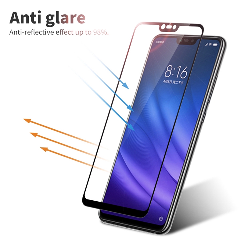 Xiaomi Mi 8 Lite Tempered Glass 9H Film Full Glue Glass for Xiaomi Mi 8 Lite Mi 8 Pro Screen Protector