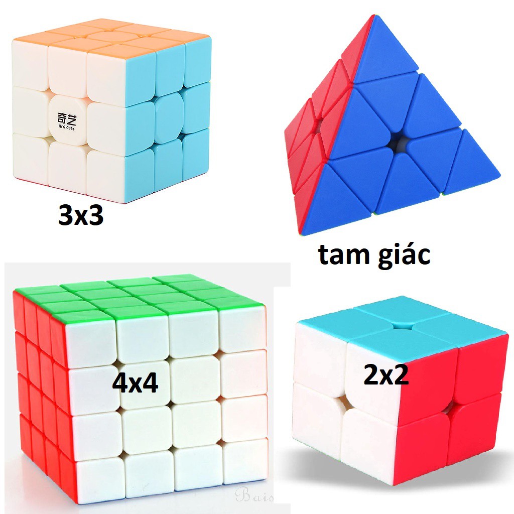 rubik 2x2 3x3 4x4 hàng trơn mượt