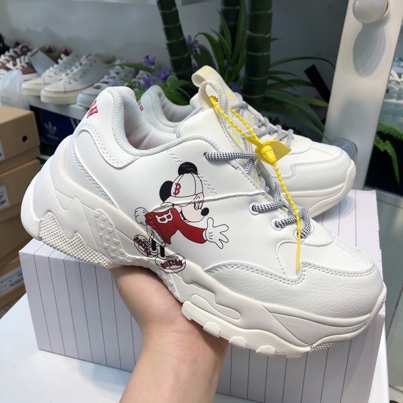 [Bản in - Hot trend ] Giày thể thao sneakers nam nữ Mickey Vàng ,Đỏ cực kì năng động cá tính