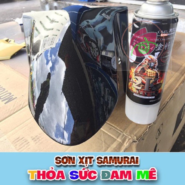 Y81 SƠN SAMURAI SƠN XỊT MÀU màu đen kim loại , đen lấp lánh Y81(400ML)