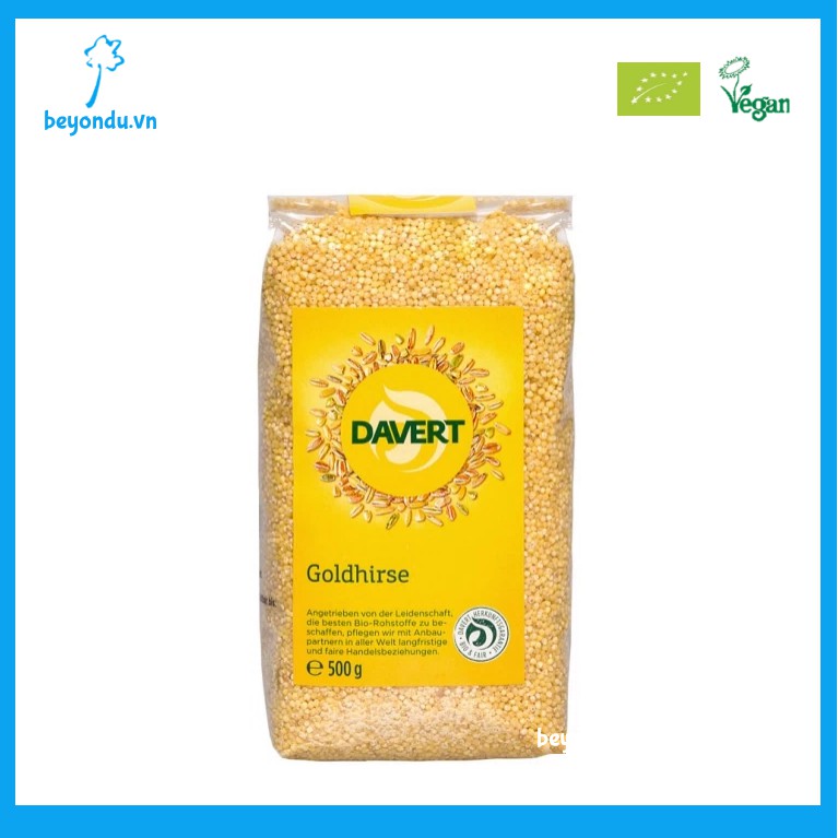 Hạt kê vàng hữu cơ Davert 500g