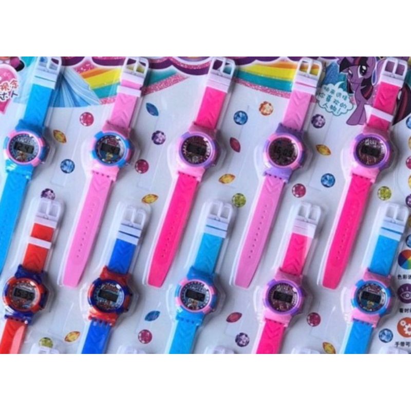 Đồ Chơi Đồng Hồ Đeo Tay Dễ Thương Chạy Đúng Giờ Dành Cho Bé