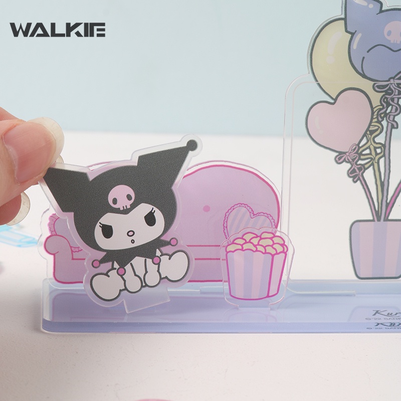 Lịch Để Bàn Diy Hình Cô Gái Anime Kuromi My Melody Cinnamoroll Dễ Thương