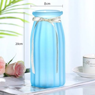 Lọ hoa thuỷ tinh đục để bàn