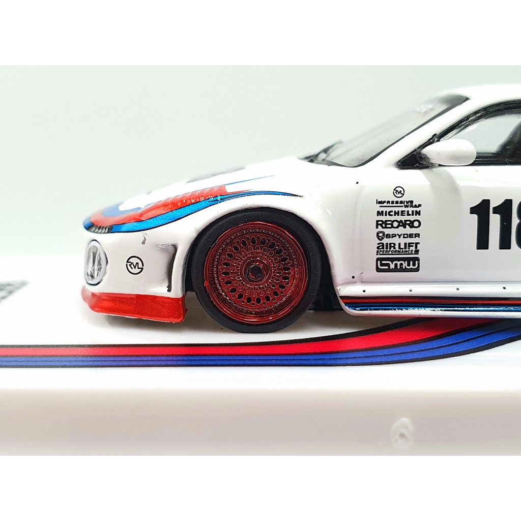 Xe Mô Hình Porsche Old & New 997 White 1:64 Tarmac Works