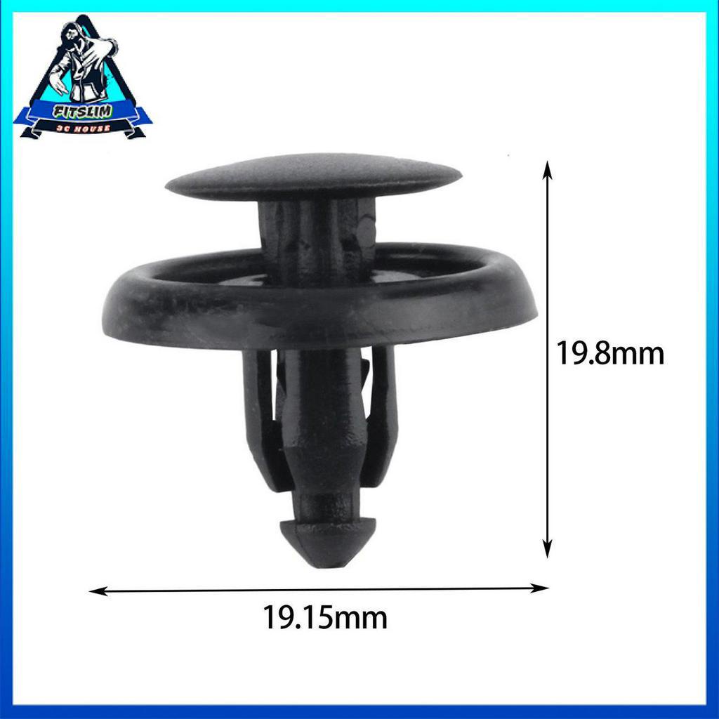 Bộ 50 Đinh Tán Nhựa 7mm Cho Xe Toyota