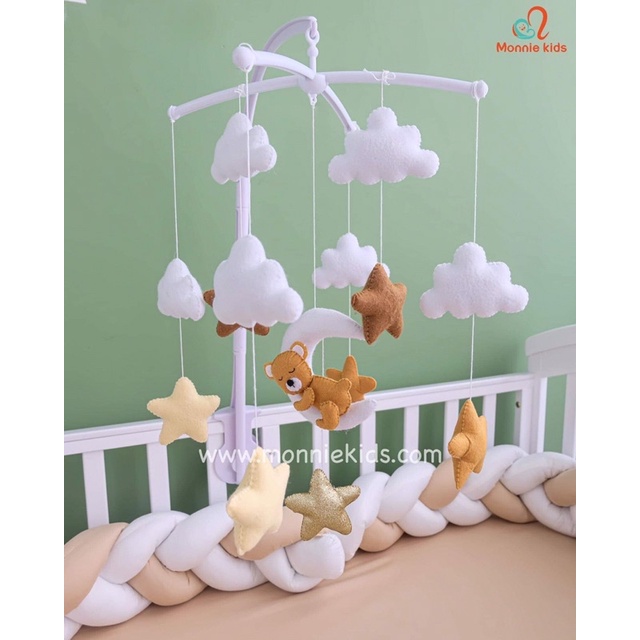 Đồ chơi treo nôi cũi kích thị giác cho bé
