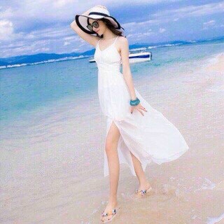 Đầm maxi đan dây đi biển | BigBuy360 - bigbuy360.vn