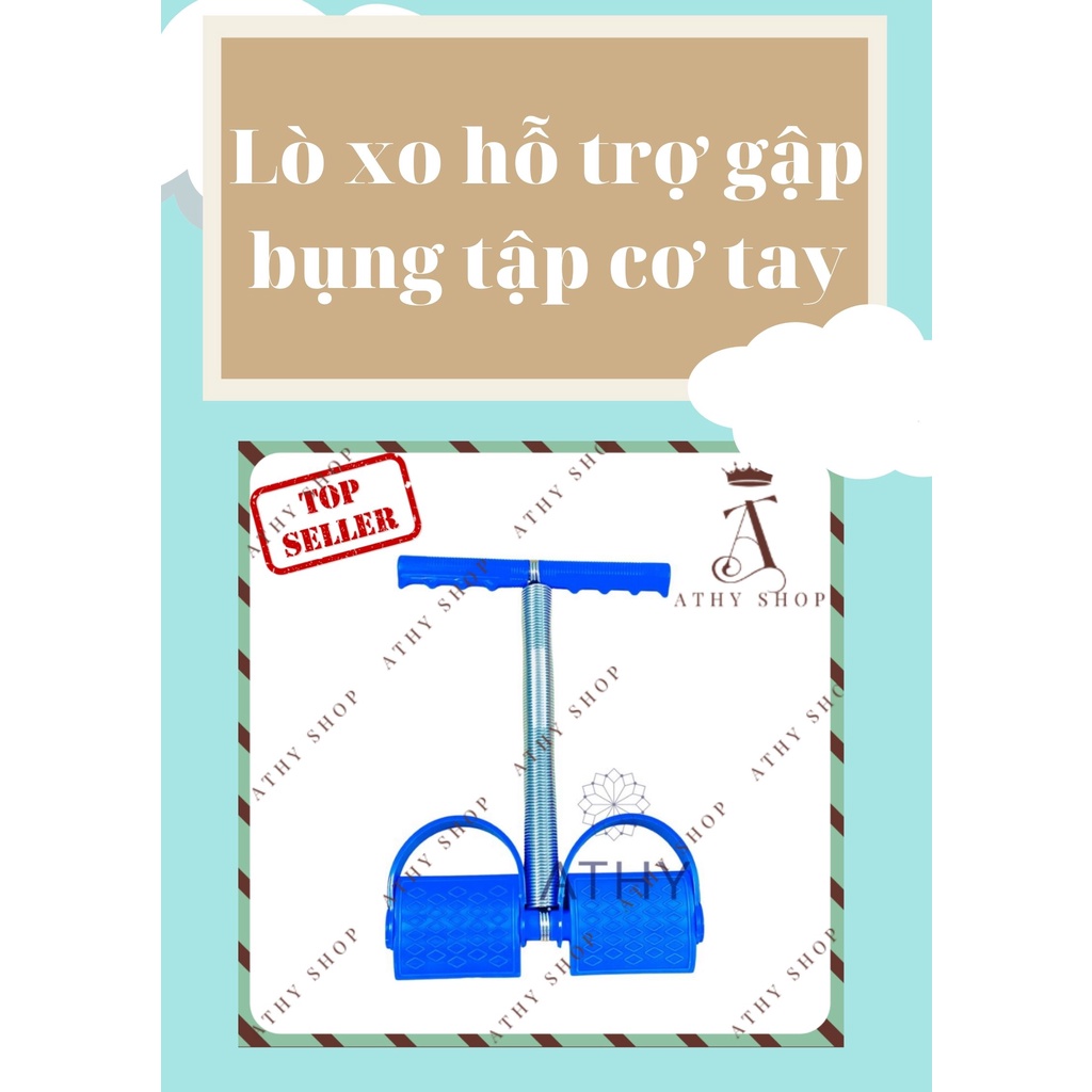 LÒ XO HỖ TRỢ GẬP BỤNG, TẬP CƠ TAY, dụng cụ tập thể dục, đồ tập gym tại nhà, Dụng cụ tập gym cơ bản, tập cơ bụng 6 múi