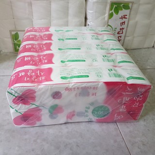 Combo (5 lốc) giấy vệ sinh Hàn Quốc 2 lớp (10 cuộn/ lốc)