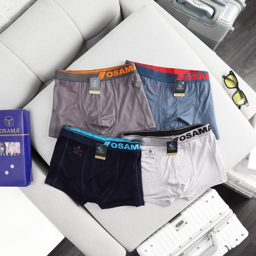 Combo 5 cái quần lót nam boxer hàng hiệu nguyên hộp thun cotton cao cấp thoáng khí Zonado ZOSM01