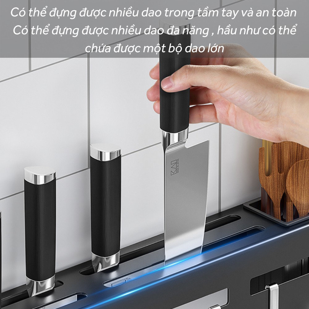 GIÁ để dao innox , giá để đồ nhà bếp đa chức năng gắn tường tiện lọi ATILA SHOP | BigBuy360 - bigbuy360.vn