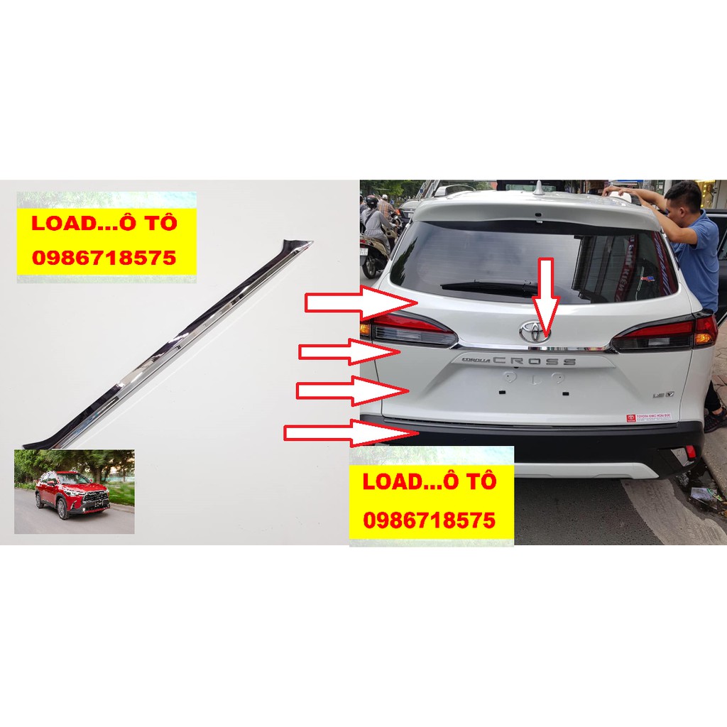 Ốp Tay Cốp Toyota Cross ❤️ Ốp Tay Mở Cốp Xe Toyota Corolla Cross