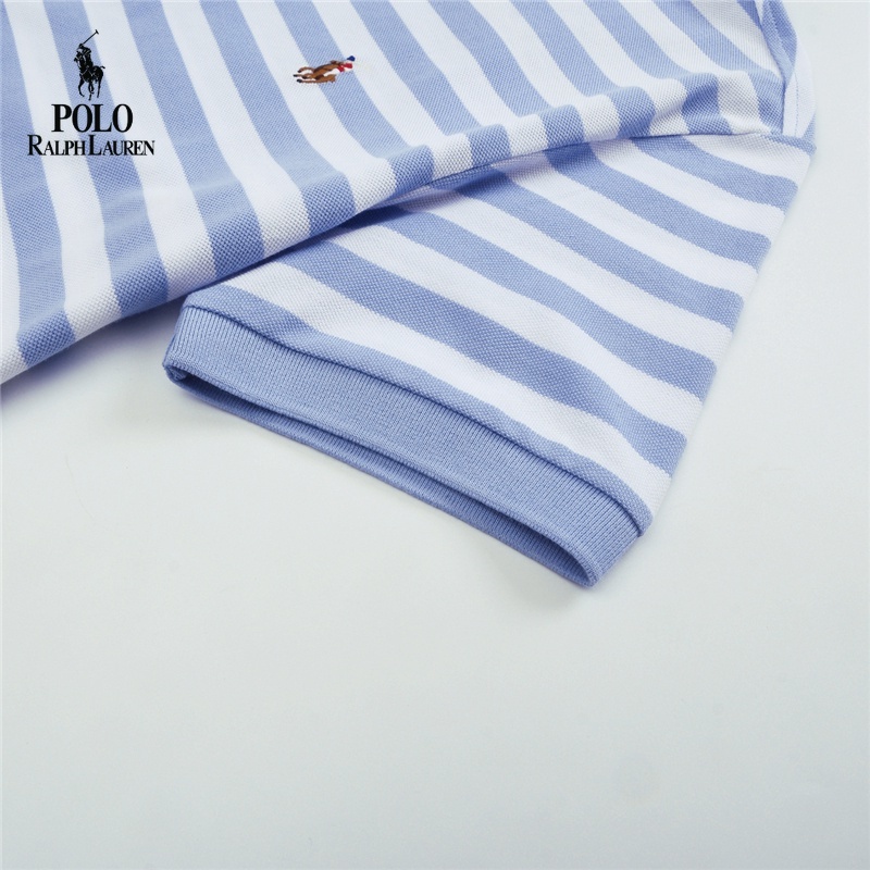 Áo Thun Polo Tay Ngắn Kẻ Sọc Thêu Logo Ralph Lauren Thời Trang 2022 Chất Lượng Cao Cho Nam