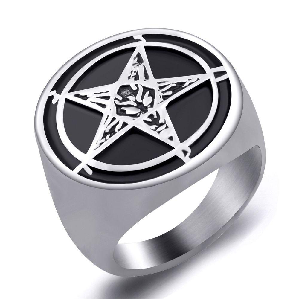 Nhẫn Hình Thánh Giá Phong Cách Gothic Punk Cổ Điển