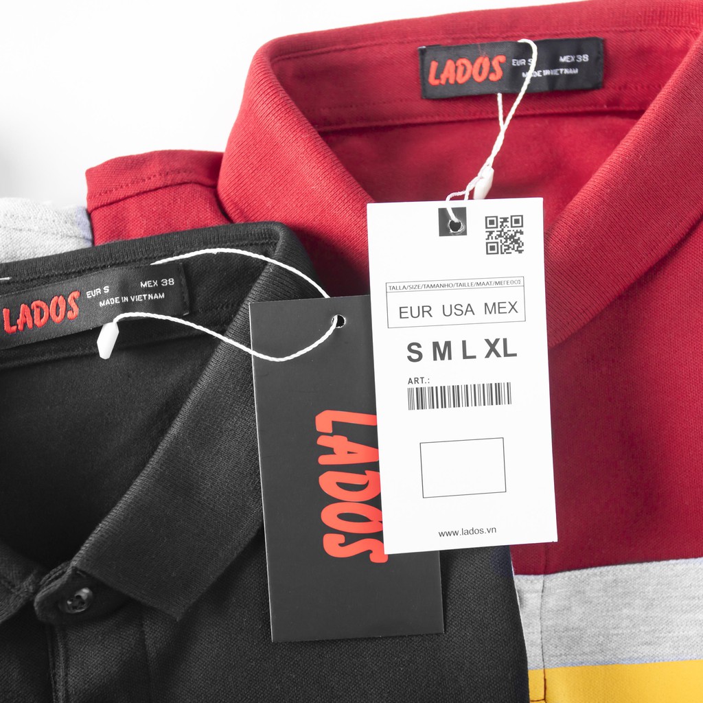 [Mã FAMALLT5 giảm 15% đơn 150K] Áo thun nam polo phối màu LADOS-9022 | BigBuy360 - bigbuy360.vn